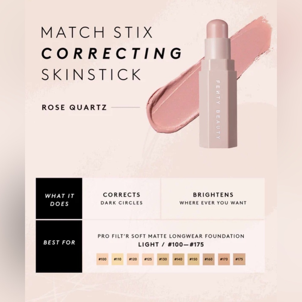 Fenty‎ Beauty Match Stix Correcting Skinstick - Rose Quartz